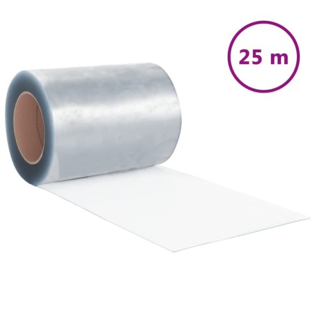 vidaXL Rollo de cortina de tiras PVC 3mm x 300mm 25 m 