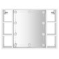 vidaXL Mueble con espejo y LED blanco 76x15x55 cm vidaXL Mueble con espejo y LED blanco 76x15x55 cm