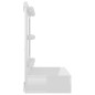 vidaXL Mueble con espejo y LED blanco brillante 60x31,5x62 cm vidaXL Mueble con espejo y LED blanco brillante 60x31,5x62 cm