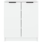 vidaXL Mueble zapatero de madera contrachapada blanco 59x35x70 cm