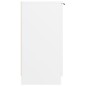 vidaXL Mueble zapatero de madera contrachapada blanco 59x35x70 cm