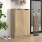 vidaXL Mueble zapatero madera contrachapada roble Sonoma 59x35x100 cm vidaXL Mueble zapatero madera contrachapada roble Sonoma 59x35x100 cm
