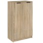 vidaXL Mueble zapatero madera contrachapada roble Sonoma 59x35x100 cm vidaXL Mueble zapatero madera contrachapada roble Sonoma 59x35x100 cm