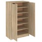 vidaXL Mueble zapatero madera contrachapada roble Sonoma 59x35x100 cm vidaXL Mueble zapatero madera contrachapada roble Sonoma 59x35x100 cm
