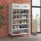 vidaXL Mueble zapatero madera contrachapada gris hormigón 60x35x105 cm vidaXL Mueble zapatero madera contrachapada gris hormigón 60x35x105 cm