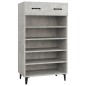 vidaXL Mueble zapatero madera contrachapada gris hormigón 60x35x105 cm vidaXL Mueble zapatero madera contrachapada gris hormigón 60x35x105 cm