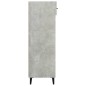 vidaXL Mueble zapatero madera contrachapada gris hormigón 60x35x105 cm vidaXL Mueble zapatero madera contrachapada gris hormigón 60x35x105 cm