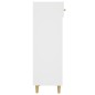 vidaXL Mueble zapatero de madera contrachapada blanco 30x35x105 cm vidaXL Mueble zapatero de madera contrachapada blanco 30x35x105 cm