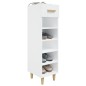 vidaXL Mueble zapatero de madera contrachapada blanco 30x35x105 cm vidaXL Mueble zapatero de madera contrachapada blanco 30x35x105 cm