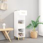 vidaXL Mueble zapatero de madera contrachapada blanco 30x35x105 cm vidaXL Mueble zapatero de madera contrachapada blanco 30x35x105 cm