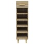 vidaXL Mueble zapatero madera contrachapada roble Sonoma 30x35x105 cm vidaXL Mueble zapatero madera contrachapada roble Sonoma 30x35x105 cm