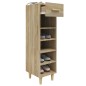 vidaXL Mueble zapatero madera contrachapada roble Sonoma 30x35x105 cm vidaXL Mueble zapatero madera contrachapada roble Sonoma 30x35x105 cm