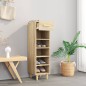 vidaXL Mueble zapatero madera contrachapada roble Sonoma 30x35x105 cm vidaXL Mueble zapatero madera contrachapada roble Sonoma 30x35x105 cm