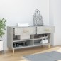 vidaXL Mueble zapatero madera contrachapada gris hormigón 102x35x55 cm vidaXL Mueble zapatero madera contrachapada gris hormigón 102x35x55 cm