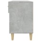 vidaXL Mueble zapatero madera contrachapada gris hormigón 102x35x55 cm vidaXL Mueble zapatero madera contrachapada gris hormigón 102x35x55 cm