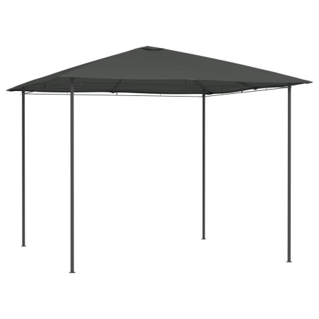 vidaXL Cenador gris antracita 3x3x2,6 m 160 g/m²