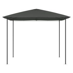 vidaXL Cenador gris antracita 3x3x2,6 m 160 g/m²