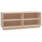 vidaXL Armario zapatero de madera maciza de pino 110x34x45 cm vidaXL Armario zapatero de madera maciza de pino 110x34x45 cm