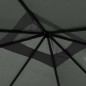 vidaXL Cenador gris antracita 3x3x2,6 m 160 g/m² vidaXL Cenador gris antracita 3x3x2,6 m 160 g/m²