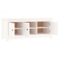 vidaXL Mueble zapatero de madera maciza de pino blanco 110x38x45,5 cm vidaXL Mueble zapatero de madera maciza de pino blanco 110x38x45,5 cm
