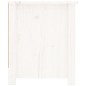 vidaXL Mueble zapatero de madera maciza de pino blanco 110x38x45,5 cm vidaXL Mueble zapatero de madera maciza de pino blanco 110x38x45,5 cm