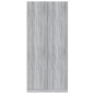 vidaXL Armario madera contrachapada gris Sonoma 90x52x200 cm vidaXL Armario madera contrachapada gris Sonoma 90x52x200 cm