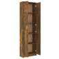 vidaXL Armario pasillo madera contrachapada roble ahumado 55x25x189 cm vidaXL Armario pasillo madera contrachapada roble ahumado 55x25x189 cm