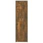 vidaXL Armario pasillo madera contrachapada roble ahumado 55x25x189 cm vidaXL Armario pasillo madera contrachapada roble ahumado 55x25x189 cm