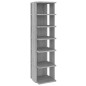 vidaXL Zapateros 2 uds madera contrachapada gris Sonoma 27,5x27x102 cm vidaXL Zapateros 2 uds madera contrachapada gris Sonoma 27,5x27x102 cm