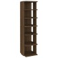 vidaXL Zapateros 2 uds madera contrachapada roble marrón 27,5x27x102cm