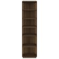 vidaXL Zapateros 2 uds madera contrachapada roble marrón 27,5x27x102cm