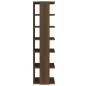 vidaXL Zapateros 2 uds madera contrachapada roble marrón 27,5x27x102cm