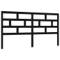 vidaXL Cabecero de cama madera maciza de pino negro 206x4x100 cm vidaXL Cabecero de cama madera maciza de pino negro 206x4x100 cm