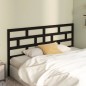 vidaXL Cabecero de cama madera maciza de pino negro 206x4x100 cm vidaXL Cabecero de cama madera maciza de pino negro 206x4x100 cm
