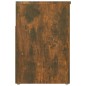 vidaXL Banco zapatero madera contrachapada roble ahumado 60x30x45 cm vidaXL Banco zapatero madera contrachapada roble ahumado 60x30x45 cm