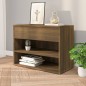 vidaXL Banco zapatero madera contrachapada roble marrón 60x30x45 cm vidaXL Banco zapatero madera contrachapada roble marrón 60x30x45 cm