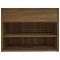 vidaXL Banco zapatero madera contrachapada roble marrón 60x30x45 cm vidaXL Banco zapatero madera contrachapada roble marrón 60x30x45 cm
