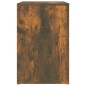 vidaXL Mueble zapatero madera contrachapada roble ahumado 130x35x54 cm