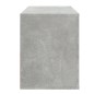 vidaXL Mueble zapatero madera contrachapada gris hormigón 80x35x45 cm