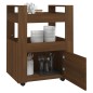 vidaXL Carrito de cocina madera contrachapada marrón roble 60x45x80cm vidaXL Carrito de cocina madera contrachapada marrón roble 60x45x80cm