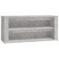 vidaXL Mueble zapatero madera contrachapada gris hormigón 100x35x45 cm vidaXL Mueble zapatero madera contrachapada gris hormigón 100x35x45 cm