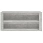 vidaXL Mueble zapatero madera contrachapada gris hormigón 100x35x45 cm vidaXL Mueble zapatero madera contrachapada gris hormigón 100x35x45 cm