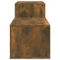 vidaXL Mueble zapatero madera contrachapada roble ahumado 150x35x45 cm vidaXL Mueble zapatero madera contrachapada roble ahumado 150x35x45 cm