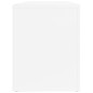 vidaXL Mueble zapatero madera contrachapada blanco brillo 100x35x45 cm vidaXL Mueble zapatero madera contrachapada blanco brillo 100x35x45 cm