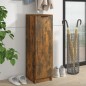 vidaXL Mueble zapatero madera contrachapada roble ahumado 30x35x100 cm vidaXL Mueble zapatero madera contrachapada roble ahumado 30x35x100 cm
