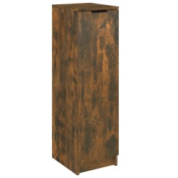 vidaXL Mueble zapatero madera contrachapada roble ahumado 30x35x100 cm