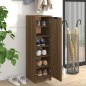 vidaXL Mueble zapatero madera contrachapada marrón roble 30x35x100 cm vidaXL Mueble zapatero madera contrachapada marrón roble 30x35x100 cm