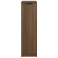 vidaXL Mueble zapatero madera contrachapada marrón roble 30x35x100 cm vidaXL Mueble zapatero madera contrachapada marrón roble 30x35x100 cm