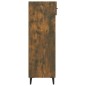 vidaXL Mueble zapatero madera contrachapada roble ahumado 60x35x105 cm vidaXL Mueble zapatero madera contrachapada roble ahumado 60x35x105 cm