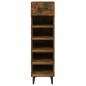 vidaXL Mueble zapatero madera contrachapada roble ahumado 30x35x105 cm vidaXL Mueble zapatero madera contrachapada roble ahumado 30x35x105 cm